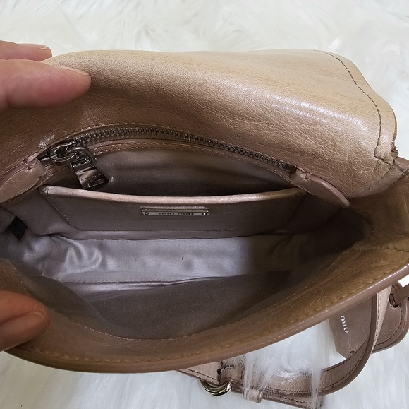 MIU MIU Madras leather handbag - Picture 9 of 14